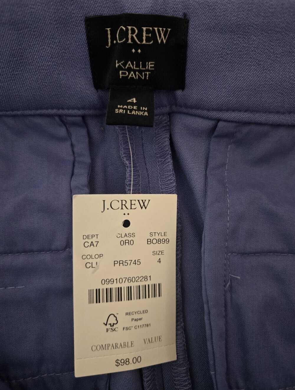 J Crew Kallie Pant 4 - Picture 6 of 6